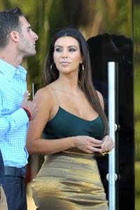 Kim Kardashian at Prestige Imports car showroom in Miami 10/30/12