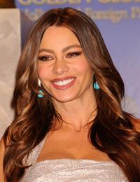 Sofia Vergara at the 69th annual Golden Globe Award Vominations on December 15, 2011