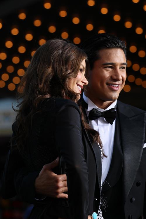 Sofia Vergara at The Grove with Mario Lopez on April 28, 2011 