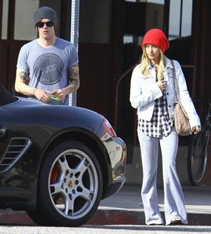 Ashley Tisdale leaving Kings Road Cafe in Studio City 12/9/12 