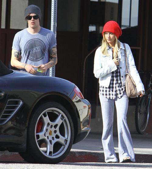 Ashley Tisdale leaving Kings Road Cafe in Studio City 12/9/12 