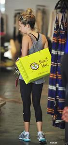 Ashley Tisdale shopping at Planet Blue in Beverly Hills July 30, 2012 