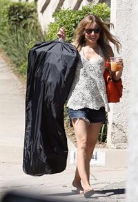 Kristen Bell Running errands in West Hollywood - August 27, 2012