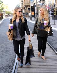 Kristen Bell out shopping at The Americana at Brand in Glendale 10/30/12