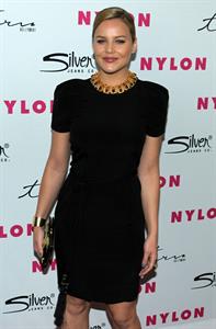 Abbie Cornish - Nylon Magazine 12th anniversary issue party with the sucker punch cast March 24 2011