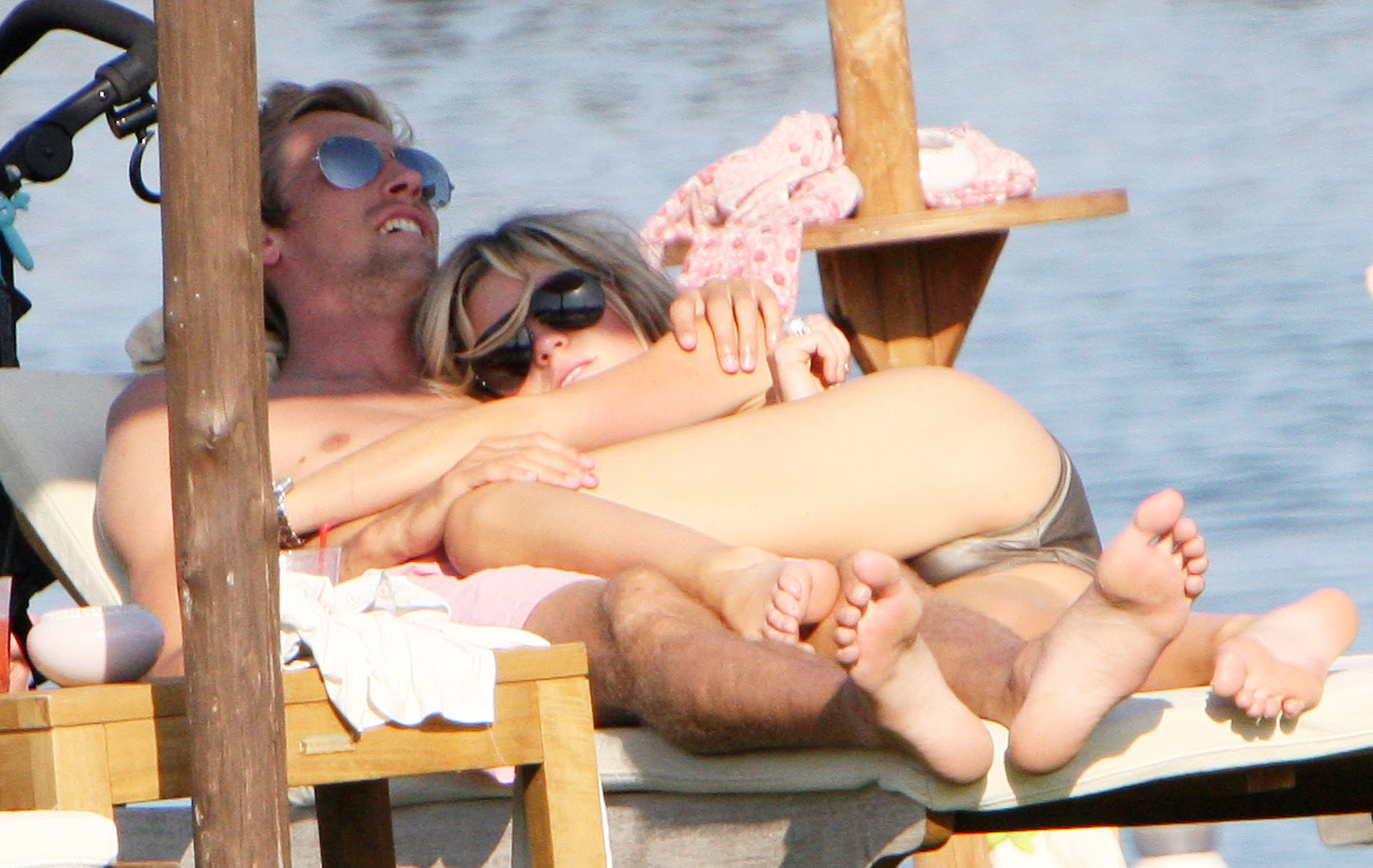 Abigail Clancy holiday at the Portocervo Hotel Cala di Volpe Sardinia Italy on July 12, 2010