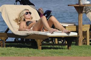 Abigail Clancy holiday at the Portocervo Hotel Cala di Volpe Sardinia Italy on July 12, 2010