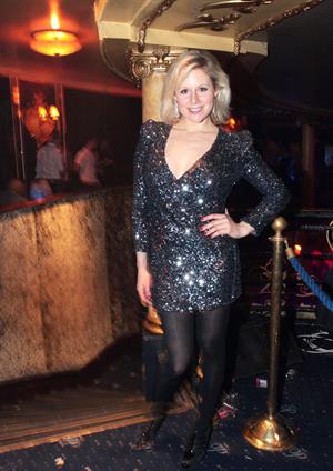 Abi Titmuss at Cafe de Paris on February 20, 2011 