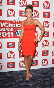 Adele Silva TV Choice Awards 2011 on September 13, 2011 