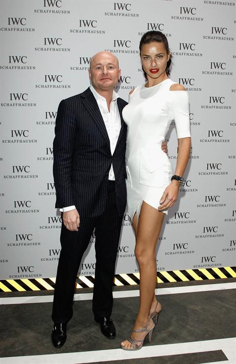 Adriana Lima IWC Schaffhausen Top Gun Gala on January 17, 2012 