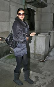Adriana Lima leaving a medical office in New York City on November 8, 2011 