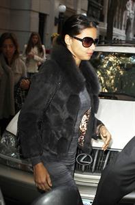 Adriana Lima leaving a medical office in New York City on November 8, 2011 