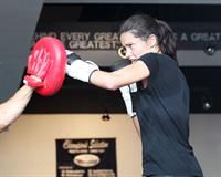 Adriana Lima hits the gym in Miami Beach on October 25, 2011