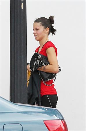 Adriana Lima hits the gym in Miami Beach on October 25, 2011