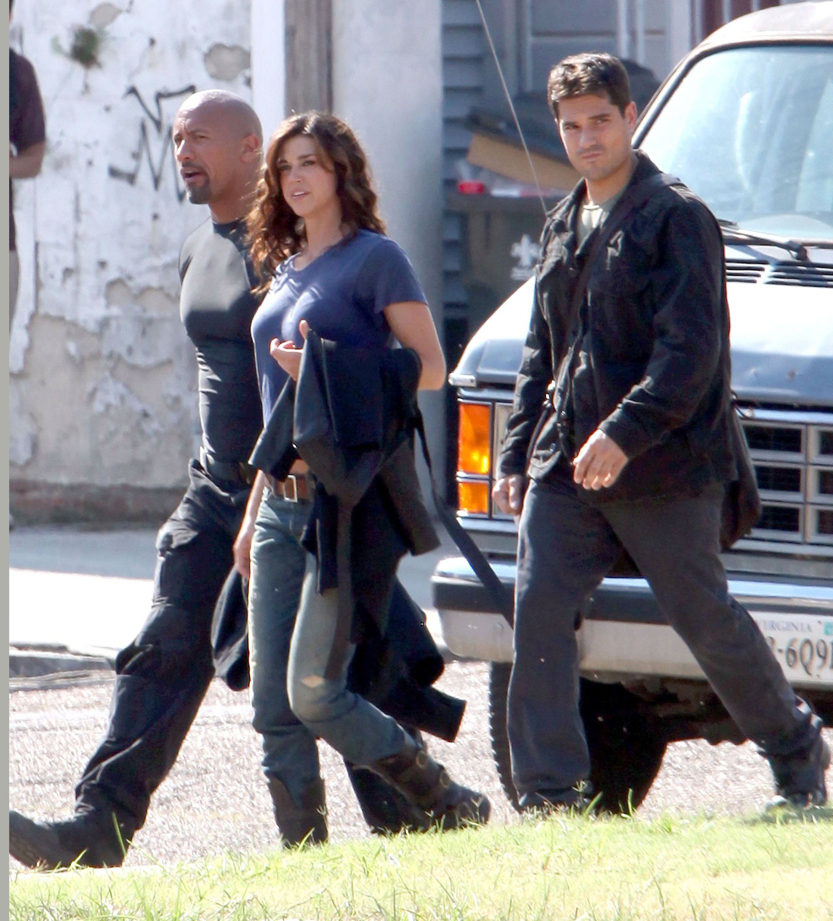 Adrianne Palicki Pictures Adrianne Palicki on set of G.I. Joe 2 on August 29, 2011