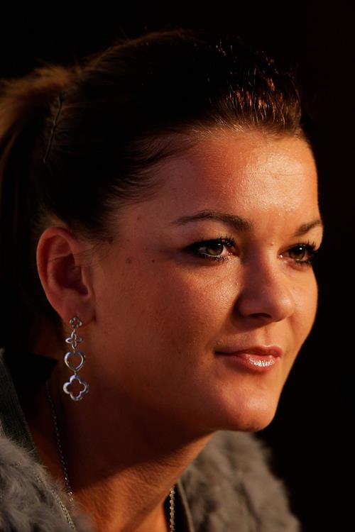 Agnieszka Radwanska before the Start of the WTA Championships October 21, 2013 