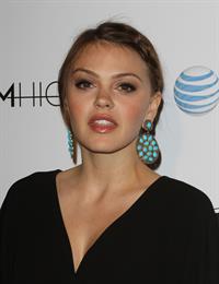 Aimee Teegarden premiere of the 1st social series Aim High held at Trousdale on October 18, 2011 