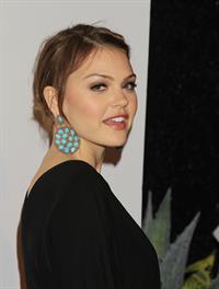 Aimee Teegarden premiere of the 1st social series Aim High held at Trousdale on October 18, 2011 