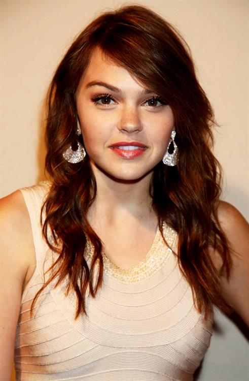 Aimee Teegarden 63rd Primetime Emmy Writers Nominee Reception at Leonard H. Goldenson Theatre on September 15, 2011 