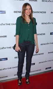 Aimee Teegarden screening of Beneath the Darkness in Los Angeles on January 4, 2011