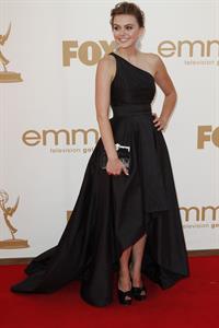 Aimee Teegarden 63rd annual Primetime Emmy Awards held at Nokia Theatre in Los Angeles on September 18, 2011