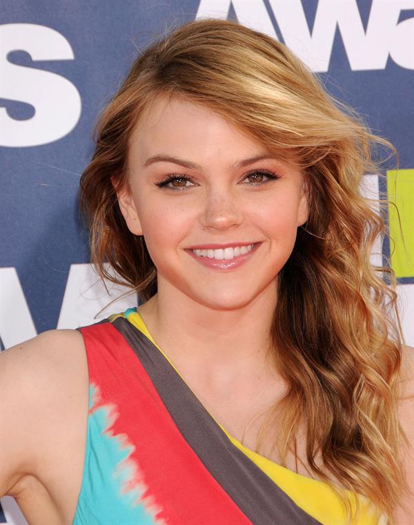 Aimee Teegarden 2011 MTV Movie Awards in Los Angeles on June 5, 2011