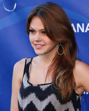 Aimee Teegarden arrives at 2012 Oceana's SeaChange Summer Party on July 29, 2012 in Laguna Beach, California