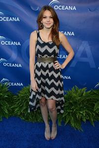 Aimee Teegarden arrives at 2012 Oceana's SeaChange Summer Party on July 29, 2012 in Laguna Beach, California
