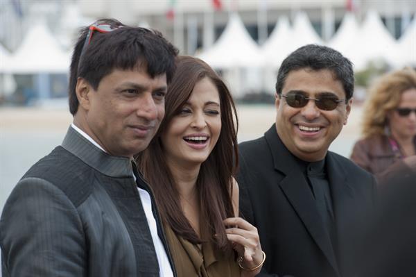 Aishwarya Rai poses during a beach front photocall at the 64th Cannes Film Festival on May 13, 2011 