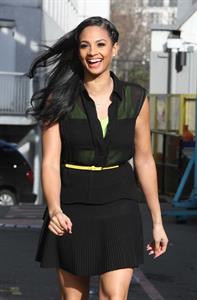 Alesha Dixon - Outside London studios - March 8, 2012