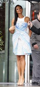 Alesha Dixon - Leaving hotel Manc - 21st Jan 2012