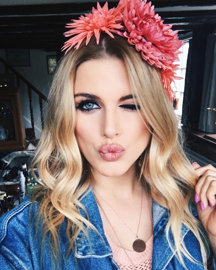 Ashley James taking a selfie