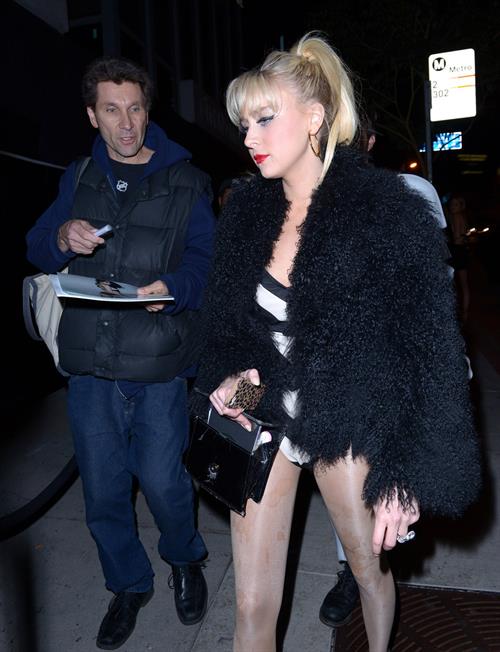 Alessandra Torresani Halloween party candids in West Hollywood, October 31, 2013 