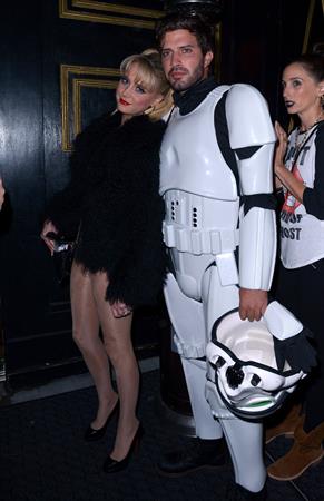 Alessandra Torresani Halloween party candids in West Hollywood, October 31, 2013 