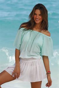 Alessandra Ambrosio at a Victoria's Secret photoshoot on the beach in St. Barts 12/16/12 