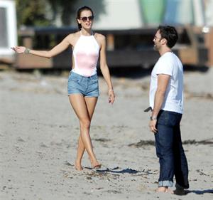 Alessandra Ambrosio at Malibu Beach on May 29, 2011