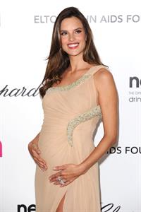 Alessandra Ambrosio 20th annual Elton John Aids foundation party on February 26, 2012 