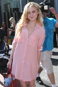 Alessandra Torresani outside comic con on July 21, 2011