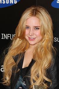 Alessandra Torresani attends the Samsung Infuse 4G launch party in Hollywood on May 12, 2011