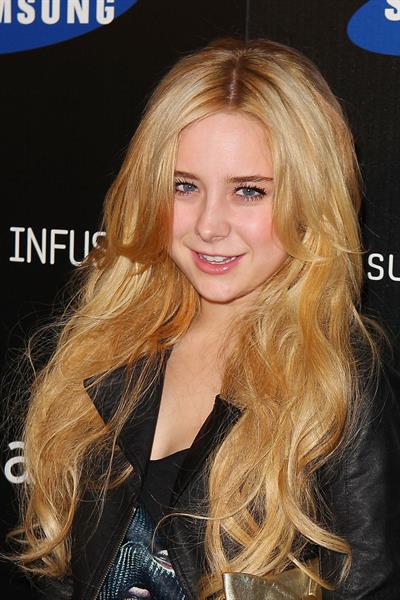 Alessandra Torresani attends the Samsung Infuse 4G launch party in Hollywood on May 12, 2011