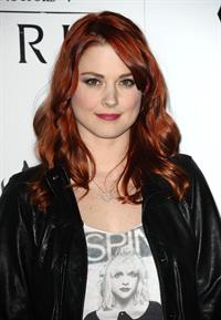 Alexandra Breckenridge attends The Elder Scrolls V Skyrim video game launch party in Los Angeles on November 8, 2011