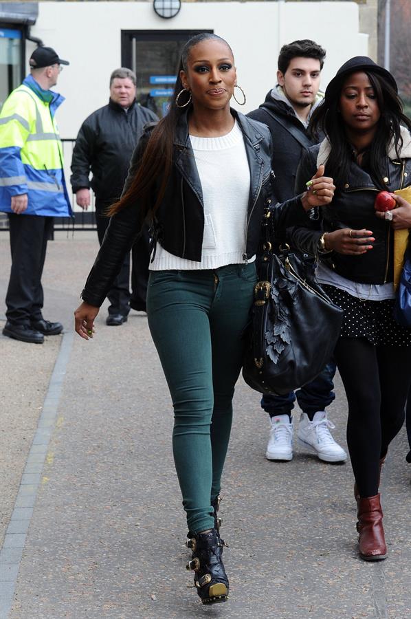 Alexandra Burke out at South Bank in London March 13, 2012 
