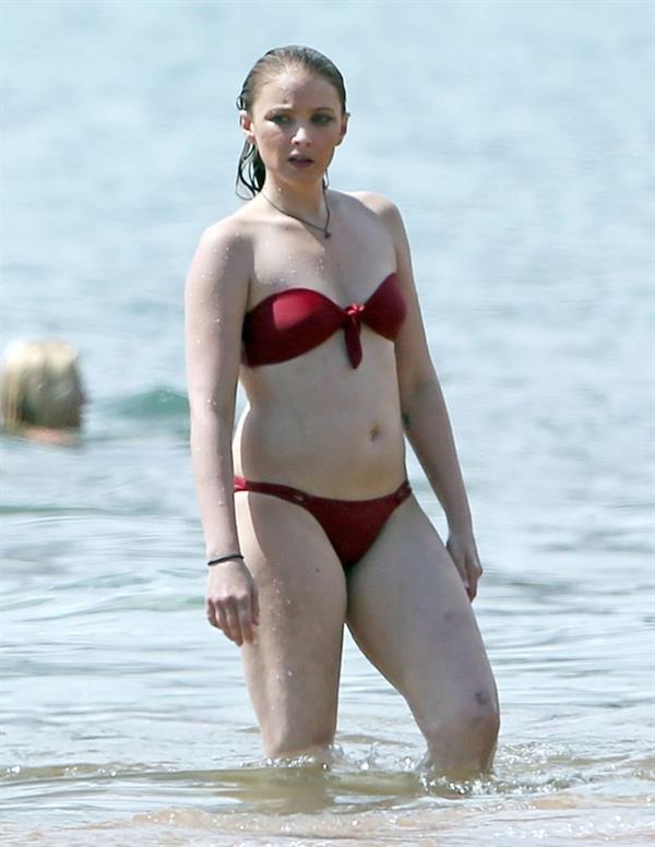 Elisabeth Harnois in a bikini