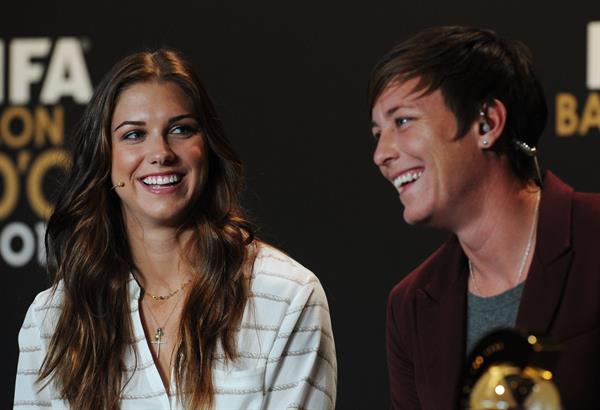 Alex Morgan FIFA Ballon d'Or Gala 2012, Jan 7, 2013 