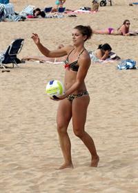 Alex Morgan bikini candids in Hawaii 12/19/12 
