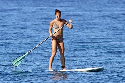 Alex Morgan bikini candids in Hawaii 12/19/12 