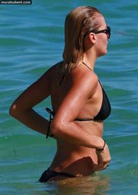 Selena Weber in a bikini