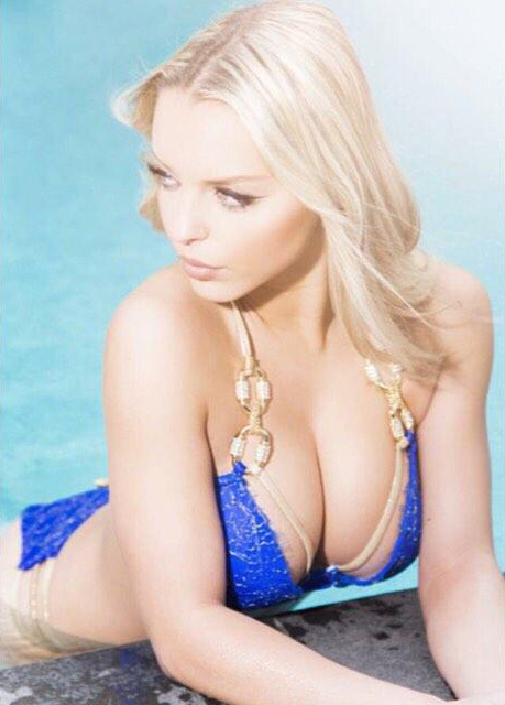 Luna Stevens in a bikini