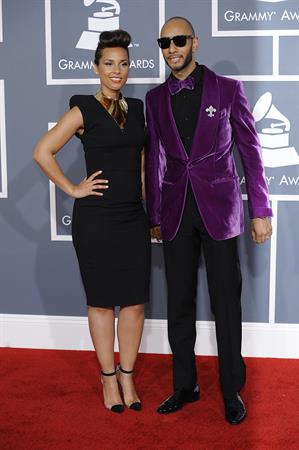Alicia Keys attends the 54th annual Grammy Awards on February 12, 2012