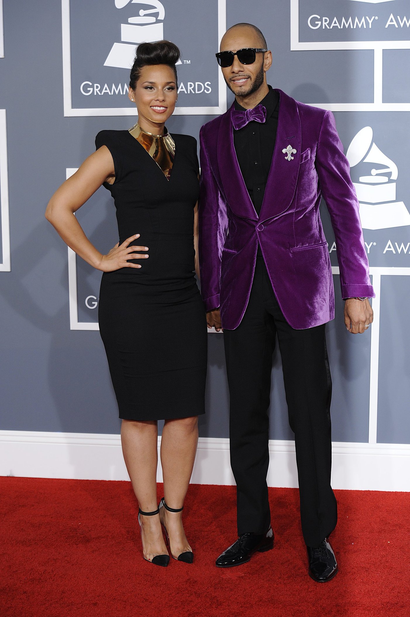 Alicia Keys attends the 54th annual Grammy Awards on February 12, 2012